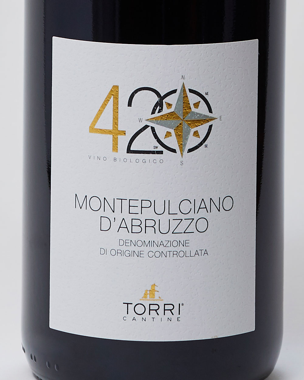 420 Montepulciano d'Abruzzo Torri Cantine Vino Biologico label