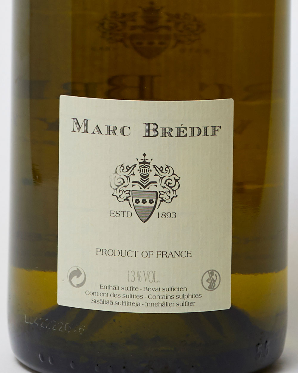 Marc Brédif white wine label
