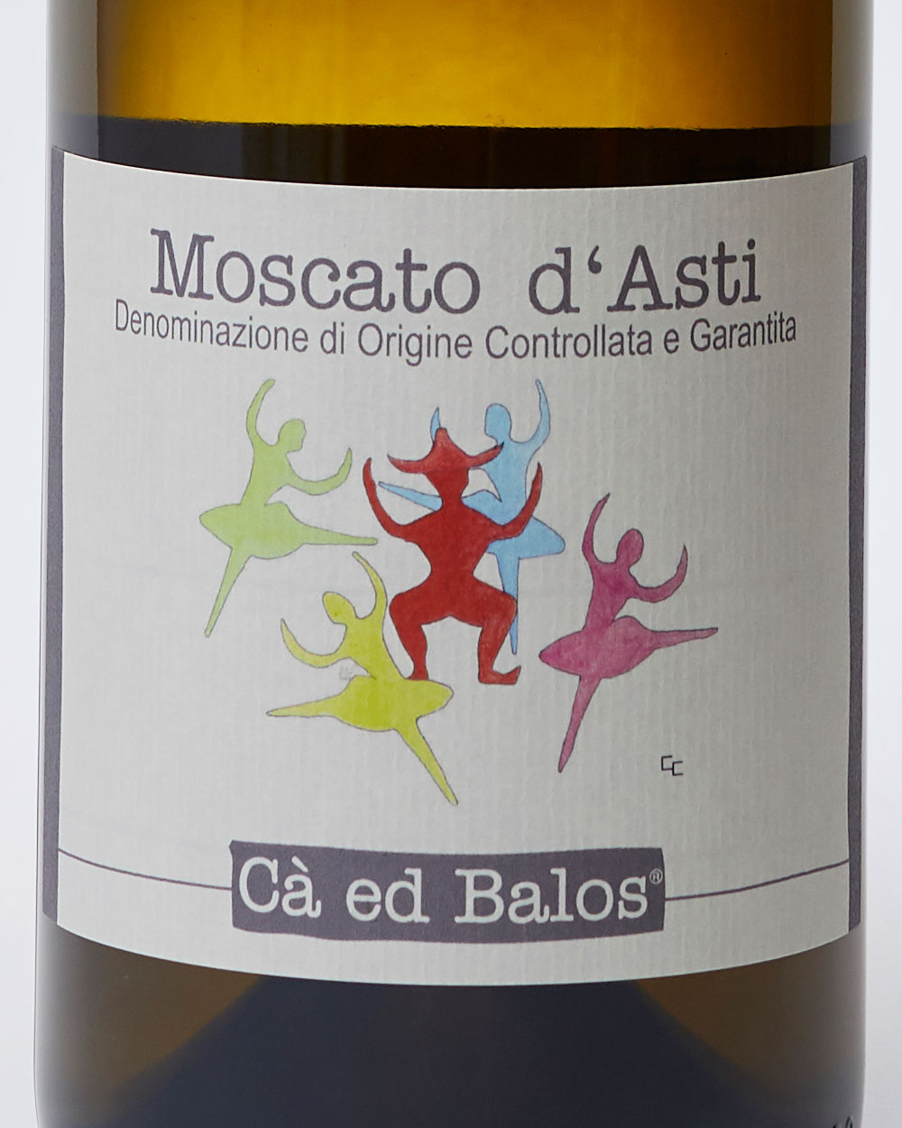 Moscato d'Asti Cà ed Balos label