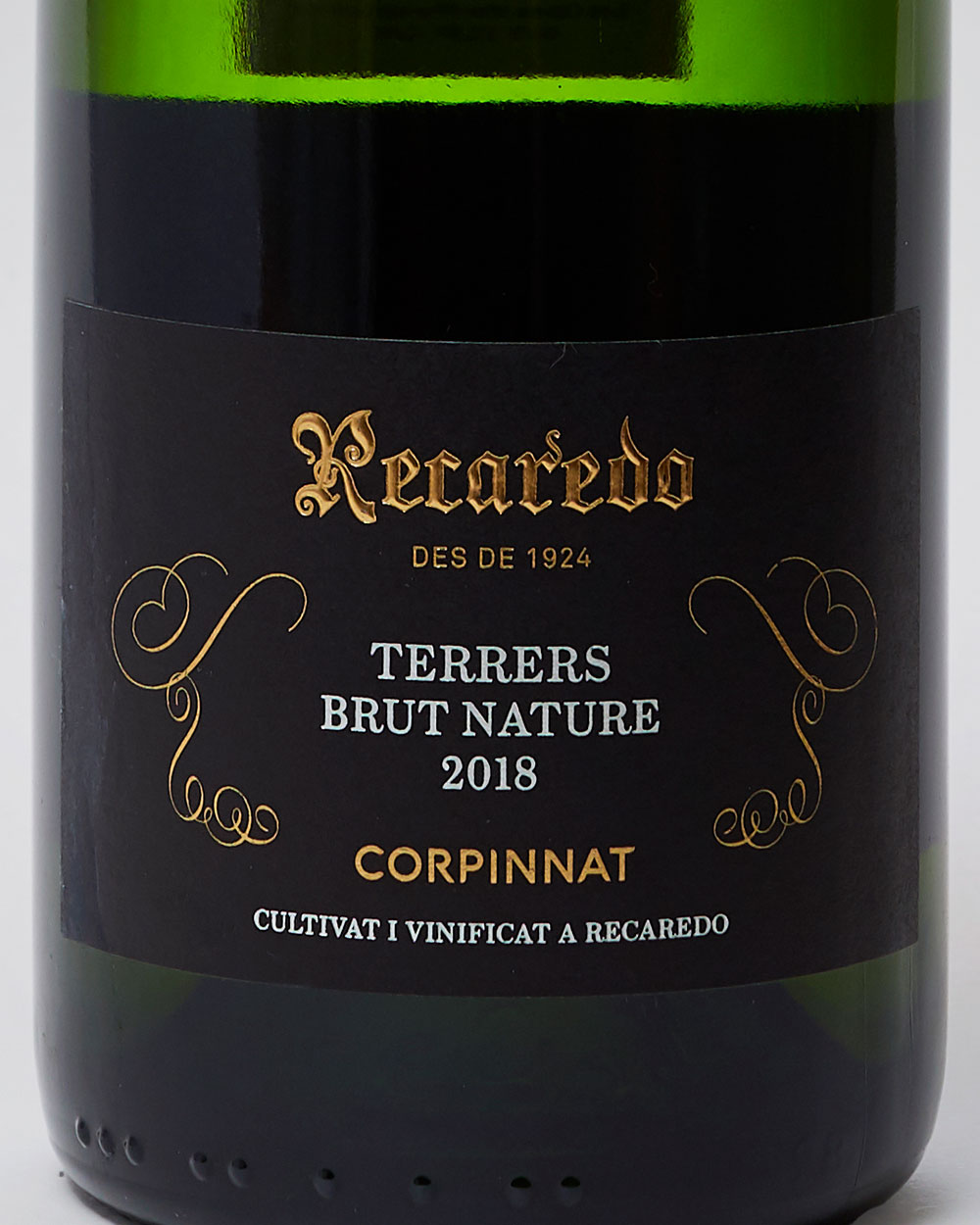 Recaredo Terrers Brut Nature 2018 Corpinnat label