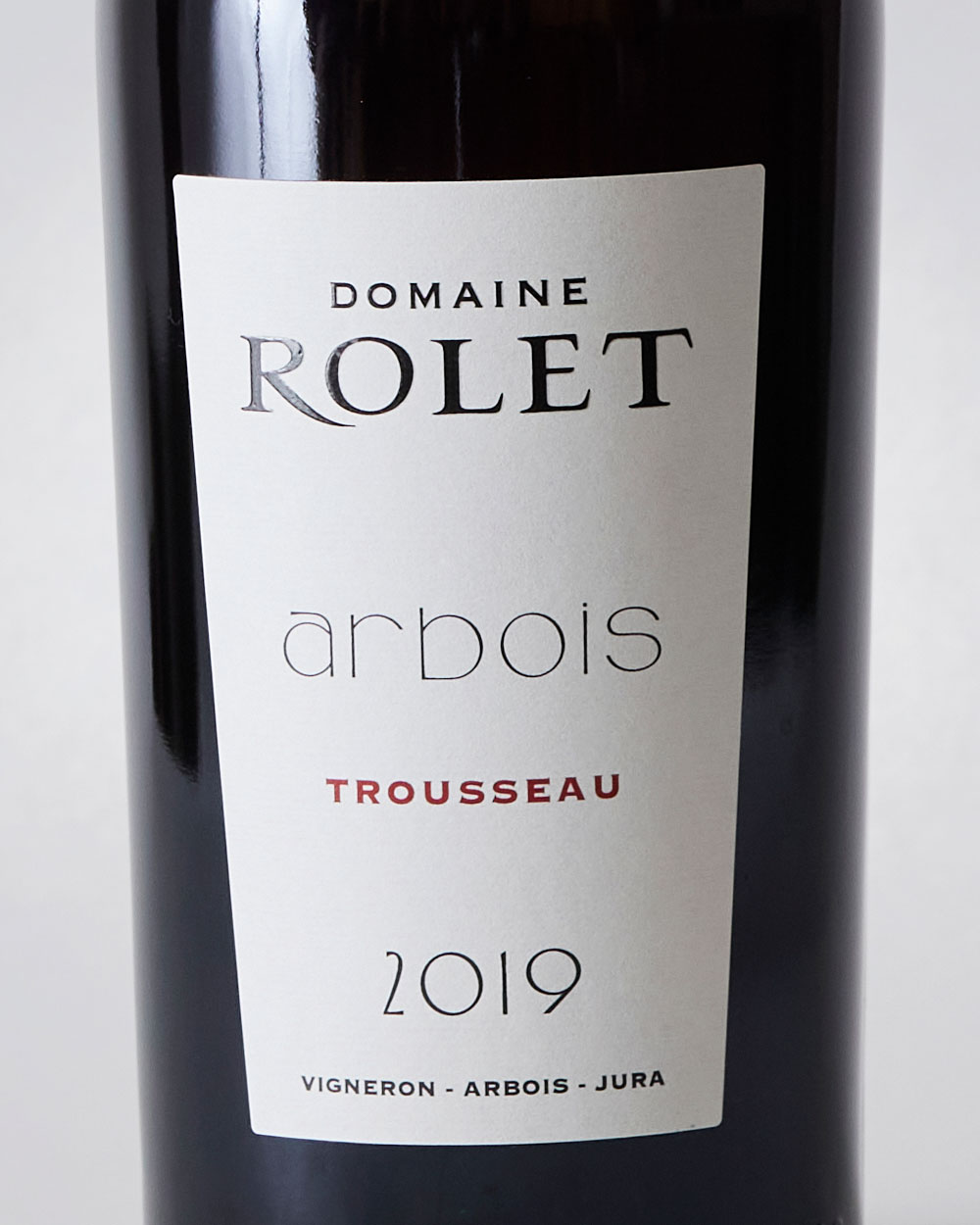 Domain Rolet Arbois Trousseau Vigneron Jura label