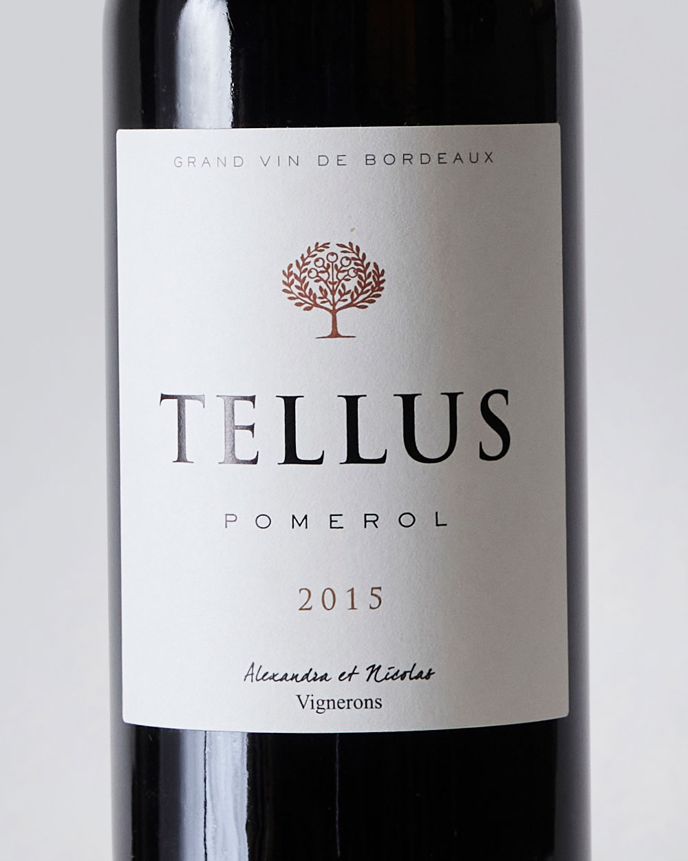 Tellus Pomerol Vignerons Bordeaux label